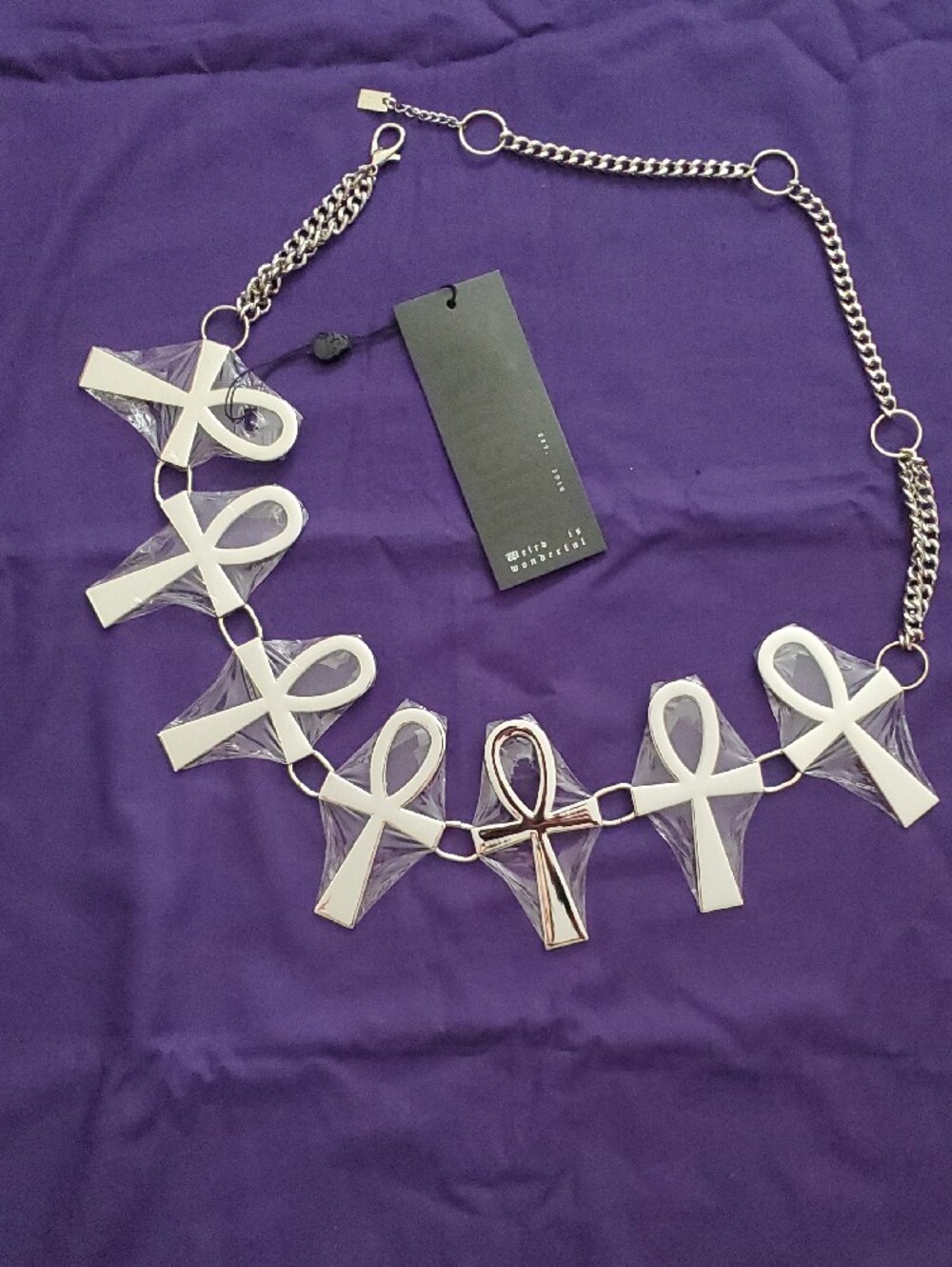 *NWT* Killstar Xena Ankh Belt ( Silver) Statement Belt - Picture 13 of 16